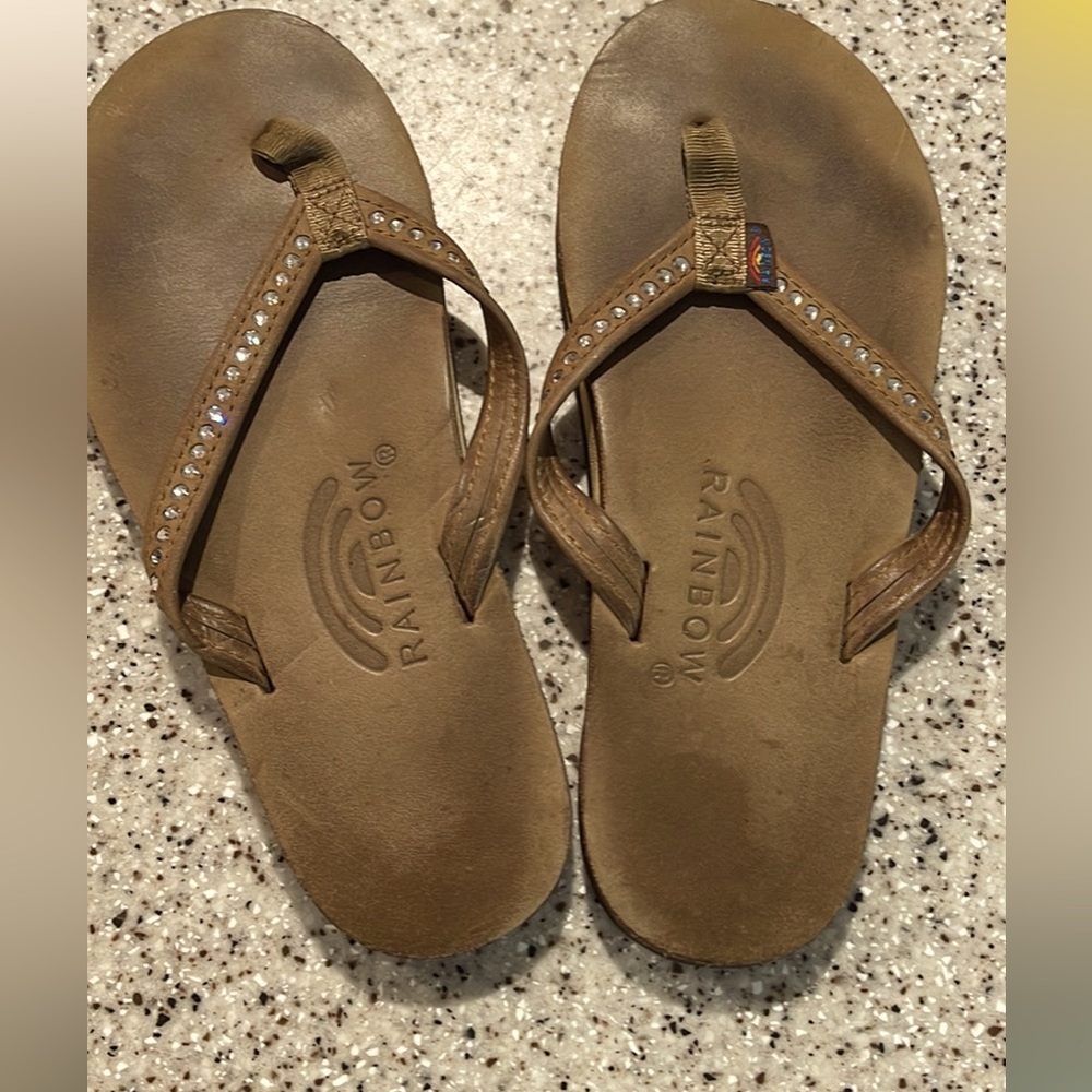 Rainbow Sandals Rhinestone Edition